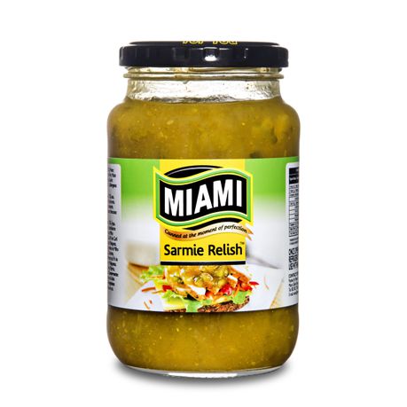Miami Canners Sarmie Relish 6 x 450g Buy Online in Zimbabwe thedailysale.shop