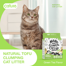 Load image into Gallery viewer, Cature - ECO Tofu Clumping Green Tea Cat litter 2.5KG / 6L
