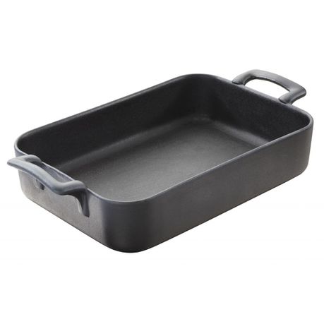 Revol 2 pack  Rect oven Dish Cast Iron Style - 25cmx18cm