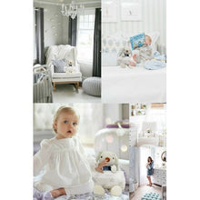 Load image into Gallery viewer, Newborn Baby Gift Set - Sapphire Plush Rabbit and Muslin Receiving Blanket
