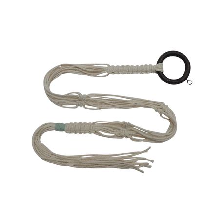 Vintage Macrame Pot Plant Hanger - Jade accent Buy Online in Zimbabwe thedailysale.shop