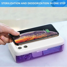 Load image into Gallery viewer, Multi-Functional UV Steriliser Box with Built-In Wireless Charger
