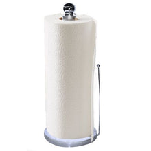 Load image into Gallery viewer, Stainless Steel Counter Top Paper Towel Holder with Tensioning Rod

