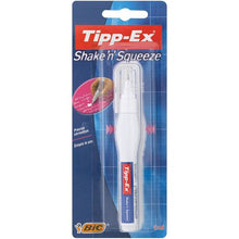 Load image into Gallery viewer, Tipp-Ex Shake 'n Squeeze - 8ml White (Blister of 1) Squeezable Pen
