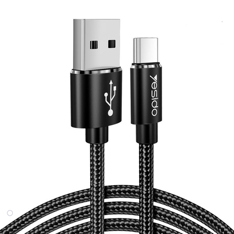 Nylon Braided Data & Charger USB-A To USB Type-C Cable - 3m - CA58 Buy Online in Zimbabwe thedailysale.shop