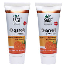 Load image into Gallery viewer, (2-Pack) Carrot Cream Moisturizer with Vit-A, Aloe &amp; Antioxidants - 50 gm
