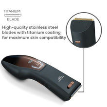 Load image into Gallery viewer, Beurer Hair Clippers Battery &amp; Mains Operation with 2 Attachments HR 5000

