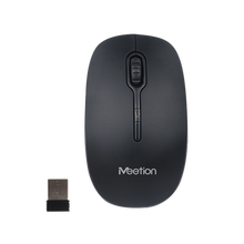 Load image into Gallery viewer, Meetion Black Wireless Mouse
