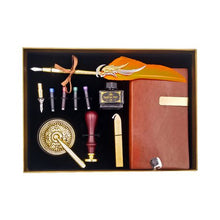 Load image into Gallery viewer, DH - Luxury Vintage Calligraphy Writing Pens Feather Quill Pen Set
