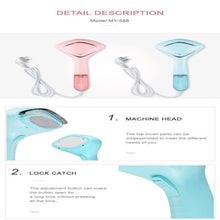 Load image into Gallery viewer, Optic Handheld Garment Steamer Portable Clothes Steam Iron &amp; Facial Sponges
