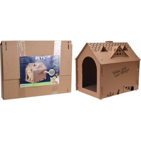 Cardboard Cat House - DIY Buy Online in Zimbabwe thedailysale.shop