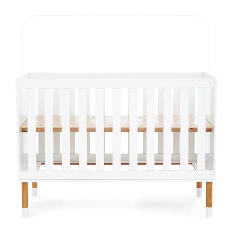 George & Mason Baby Crib Up - White Matte / Eco Wood