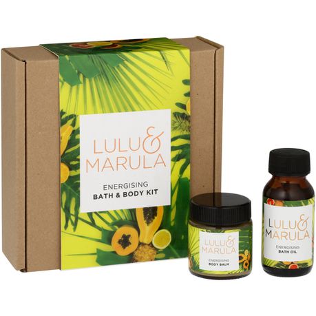 Lulu & Marula Bath & Body Kit Energising 1ea Buy Online in Zimbabwe thedailysale.shop