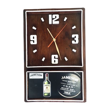 Box Clock (White) Jameson's Whiskey (55) Buy Online in Zimbabwe thedailysale.shop