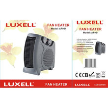 Load image into Gallery viewer, Luxell - Fan Heater (Hot/Warm/Cool) - Vertical/Horizontal - Grey - 2000W - AF901
