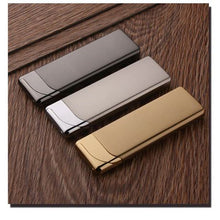 Load image into Gallery viewer, Ultra Broad Brushed Silver Lighter
