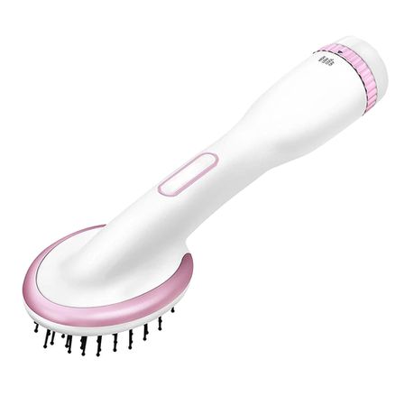 Portable 2 in 1 Grooming Hair Dryer Blower with Slicker Brush - White Buy Online in Zimbabwe thedailysale.shop