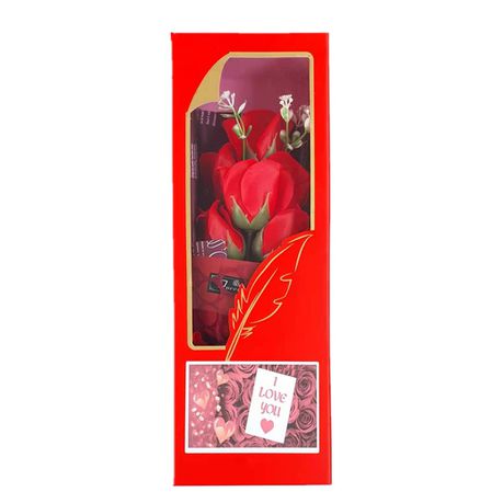 Valentine's Day Floral Scented Soap Rose Flower Petals with Gift Box Buy Online in Zimbabwe thedailysale.shop