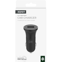 Load image into Gallery viewer, XQISIT Car Charger 2.4A Fast Charger Single USB - Black
