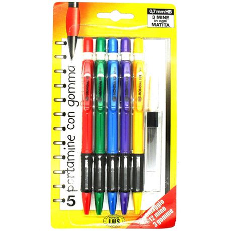 Soft Grip 0.7mm HB Mechanical Refillable Pencil With Extra Lead & Eraser Buy Online in Zimbabwe thedailysale.shop