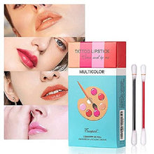 Load image into Gallery viewer, Tattoo Lip stain, 20 Piece Disposable Cotton Swab Lip stain
