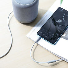 Load image into Gallery viewer, Hoco UPA15 1M 3.5mm AUX Cable with Mic - Grey
