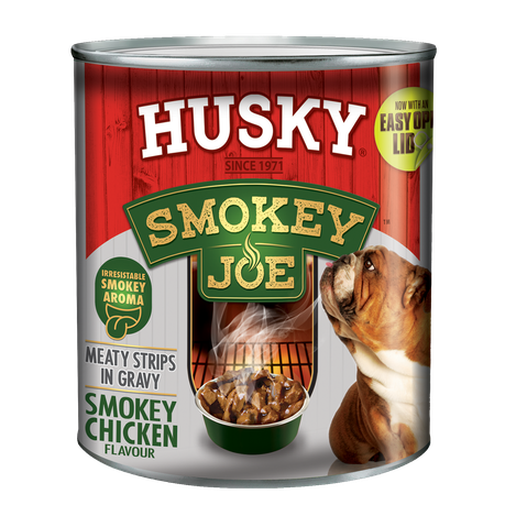 Husky Smokey Joe Meaty Strips Smokey Chicken (6 x 775g) Buy Online in Zimbabwe thedailysale.shop
