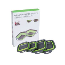 Load image into Gallery viewer, Collapsible Colander 4 Piece Set - Green (4 Piece Value Pack Bundle)
