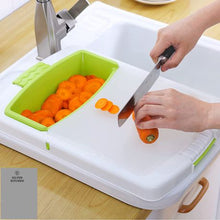 Load image into Gallery viewer, Silver Kitchen Chopping Board Set - 4-1 Multi-Functional
