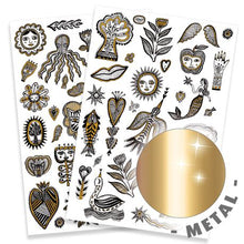 Load image into Gallery viewer, Djeco Tattoos - Golden Chic
