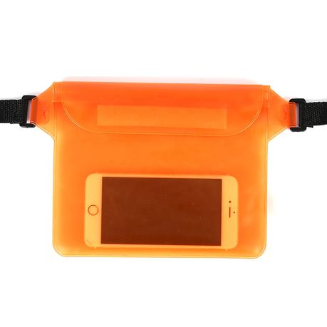 Waterproof Cellphone Pouch - Orange