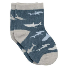 Load image into Gallery viewer, Stephen Joseph Sock Set Shark 3 pack
