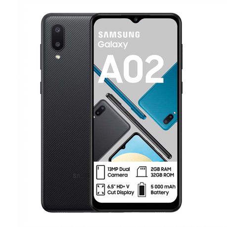 Samsung Galaxy A02 32GB Single Sim - Black