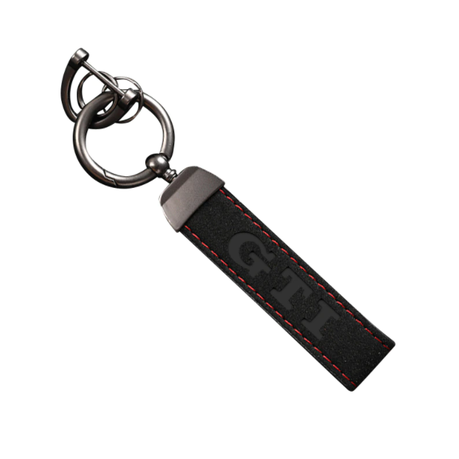Suede Leather Car Key Ring Keyring - Volkswagen GTI Style | 13cm x 3cm Buy Online in Zimbabwe thedailysale.shop
