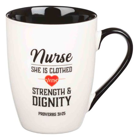 Strength & Dignity Nurse - Ceramic Mug Buy Online in Zimbabwe thedailysale.shop