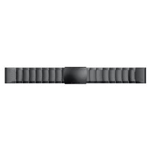 Load image into Gallery viewer, KD S/Steel Strap for 26mm Garmin Fenix 5X - Black - S/M/L
