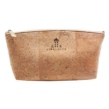 Load image into Gallery viewer, LinaLucca -  Cork Makeup Bag - Cosmetic Pouch for Women - 25 x 13 x 5cm
