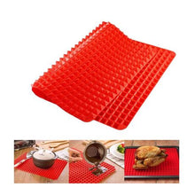 Load image into Gallery viewer, Non-Stick Healthy Cooking/Baking Roasting Mat - Red
