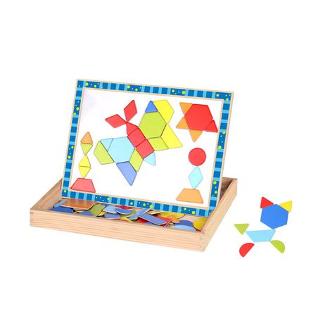 Nuovo Wooden Magnetic Puzzle - Shapes Buy Online in Zimbabwe thedailysale.shop
