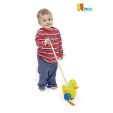 Load image into Gallery viewer, Viga Push Toy Duck

