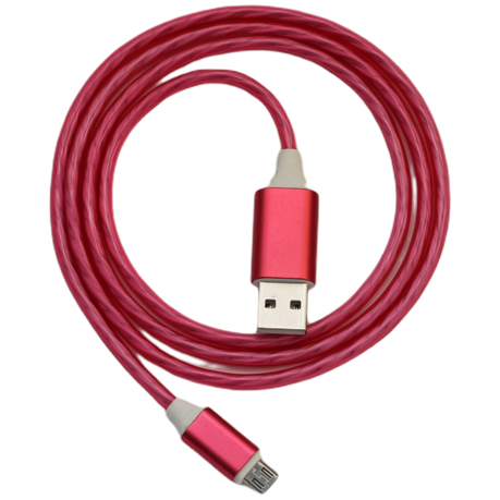 Digital Nomad Digital Accessories - LED Auto Off USB Cable - Pink - Micro Buy Online in Zimbabwe thedailysale.shop