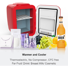 Load image into Gallery viewer, MnM - Mini 4lt Cosmetic Fridge - Retro Pink - For Serums, Creams &amp; Masks
