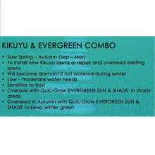 Load image into Gallery viewer, Kikuyu &amp; Evergreen Combo - Grass Seeds

