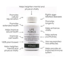 Load image into Gallery viewer, Life Force - NAD+ Booster, Anti-ageing (60's)
