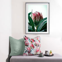 Load image into Gallery viewer, Jumarie From The Heart Protea And Bird Floral Scatter Cushion, 50cm x 50cm
