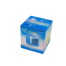 Load image into Gallery viewer, Digital Alarm Clock With LED Color Change
