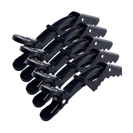 Hair Sectioning Clips/Clamps (5 Piece) Black Buy Online in Zimbabwe thedailysale.shop