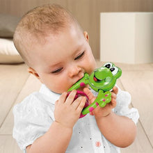 Load image into Gallery viewer, Baby Senses Frog Rattle - Multi Primary Colours
