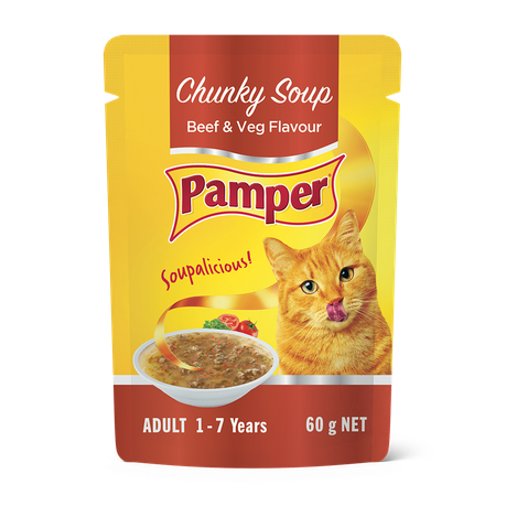 Pamper Soup for Cats Beef and Veg Buy Online in Zimbabwe thedailysale.shop