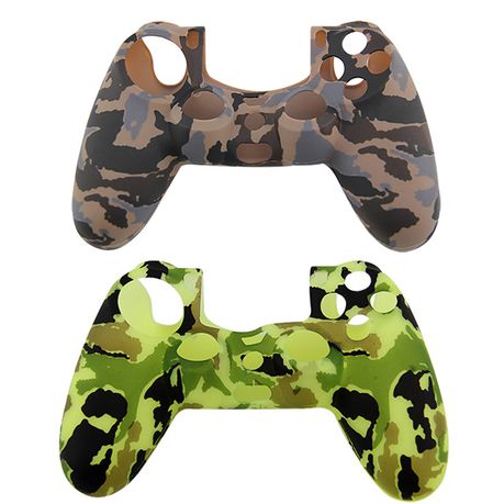 Unibright  Silicone Covers (Pack of 2) Brown and Green Camo for PS4 Buy Online in Zimbabwe thedailysale.shop